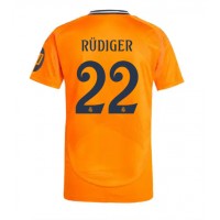 Camisa de Futebol Real Madrid Antonio Rudiger #22 Equipamento Secundário 2024-25 Manga Curta
